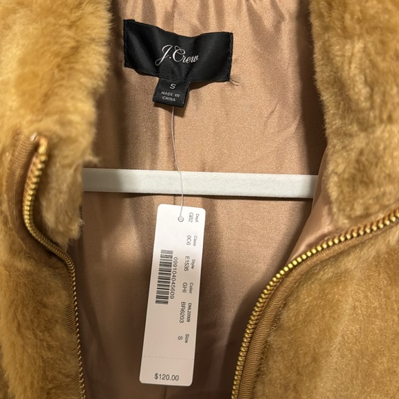 J Crew Faux Fur Vest - Picture 2 of 3